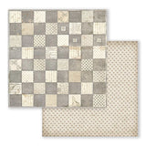 Scrapbook - Block "Alice" Backgrounds - Double Face - 10 Seiten - 20,3 x 20,3 (8x8 inch) - PerlineBeads SA