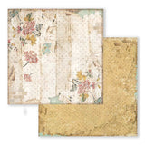 Scrapbook - Block "Alice" Backgrounds - Double Face - 10 Seiten - 20,3 x 20,3 (8x8 inch) - PerlineBeads SA