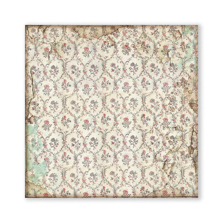 Scrapbook - Block "Alice" Backgrounds - Double Face - 10 Seiten - 20,3 x 20,3 (8x8 inch) - PerlineBeads SA