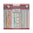 Scrapbook - Block "Alice" Backgrounds - Double Face - 10 Seiten - 20,3 x 20,3 (8x8 inch) - PerlineBeads SA