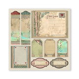 Scrapbook - Block "Alice in Wonderland" - Double Face - 10 Seiten - 30,5 x 30,5 cm (12 x 12 inch) - PerlineBeads SA