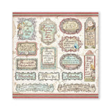 Scrapbook - Block "Alice Through the Looking Glass" - Double Face - 10 Seiten - 20,3 x 20,3 (8x8 inch) - PerlineBeads SA