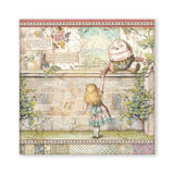 Scrapbook - Block "Alice Through the Looking Glass" - Double Face - 10 Seiten - 20,3 x 20,3 (8x8 inch) - PerlineBeads SA