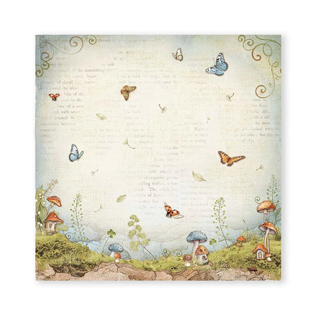 Scrapbook - Block "Hidde Grove" - Double Face - 10 Seiten - 30,5 x 30,5 cm (12 x 12 inch) - PerlineBeads SA