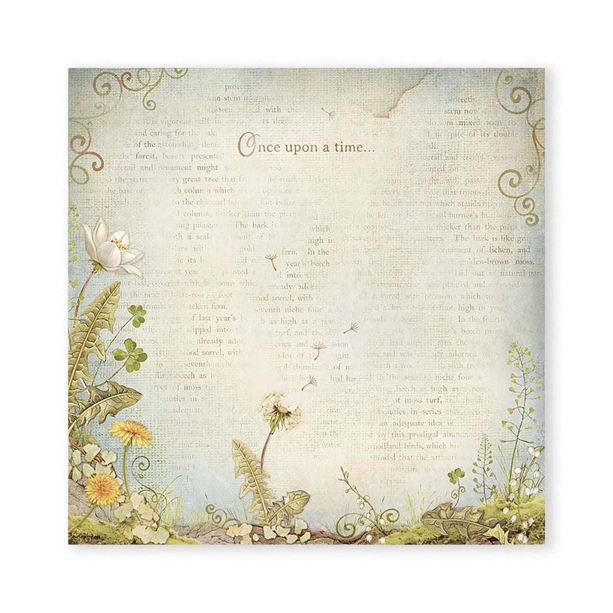 Scrapbook - Block "Hidde Grove" - Double Face - 10 Seiten - 30,5 x 30,5 cm (12 x 12 inch) - PerlineBeads SA