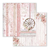 Scrapbook - Block "Roseland" - Double Face - 10 Seiten - 20,3 x 20,3 (8x8 inch) - PerlineBeads SA