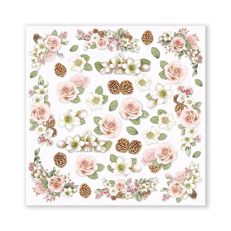 Scrapbook - Block "Roseland" - Double Face - 10 Seiten - 20,3 x 20,3 (8x8 inch) - PerlineBeads SA
