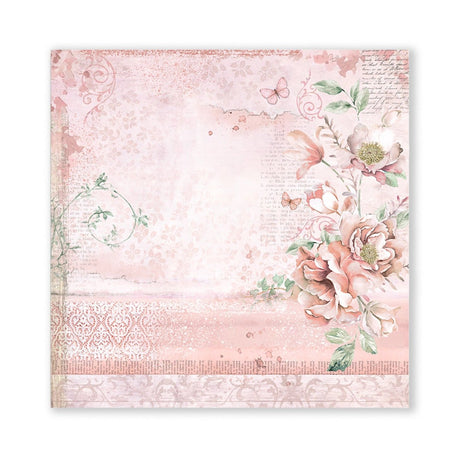 Scrapbook - Block "Roseland" - Double Face - 10 Seiten - 20,3 x 20,3 (8x8 inch) - PerlineBeads SA
