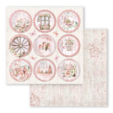 Scrapbook - Block "Roseland" - Double Face - 10 Seiten - 20,3 x 20,3 (8x8 inch) - PerlineBeads SA