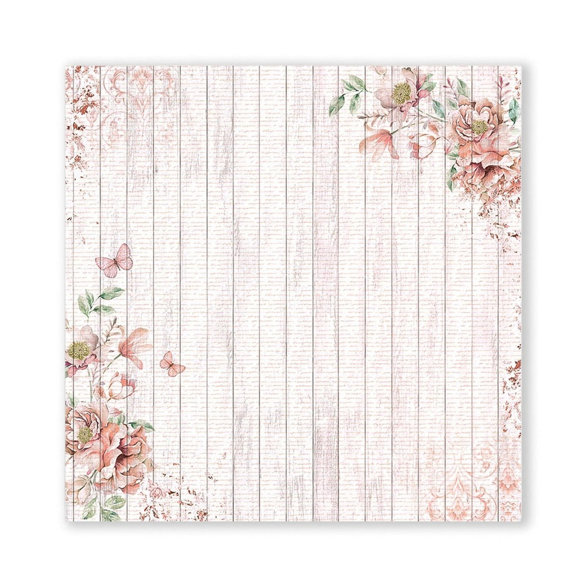 Scrapbook - Block "Roseland" - Double Face - 10 Seiten - 20,3 x 20,3 (8x8 inch) - PerlineBeads SA