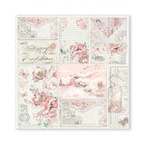 Scrapbook - Block "Roseland" - Double Face - 10 Seiten - 20,3 x 20,3 (8x8 inch) - PerlineBeads SA
