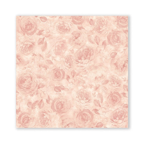Scrapbook - Block "Shabby Rose" - Double Face - 10 Seiten - 20,3 x 20,3 (8x8 inch) - PerlineBeads SA