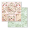 Scrapbook - Block "Shabby Rose" - Double Face - 10 Seiten - 20,3 x 20,3 (8x8 inch) - PerlineBeads SA