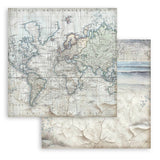 Scrapbook - Block "Silent Sea" Backgrounds - Double Face - 10 Seiten - 20,3 x 20,3 (8x8 inch) - PerlineBeads SA
