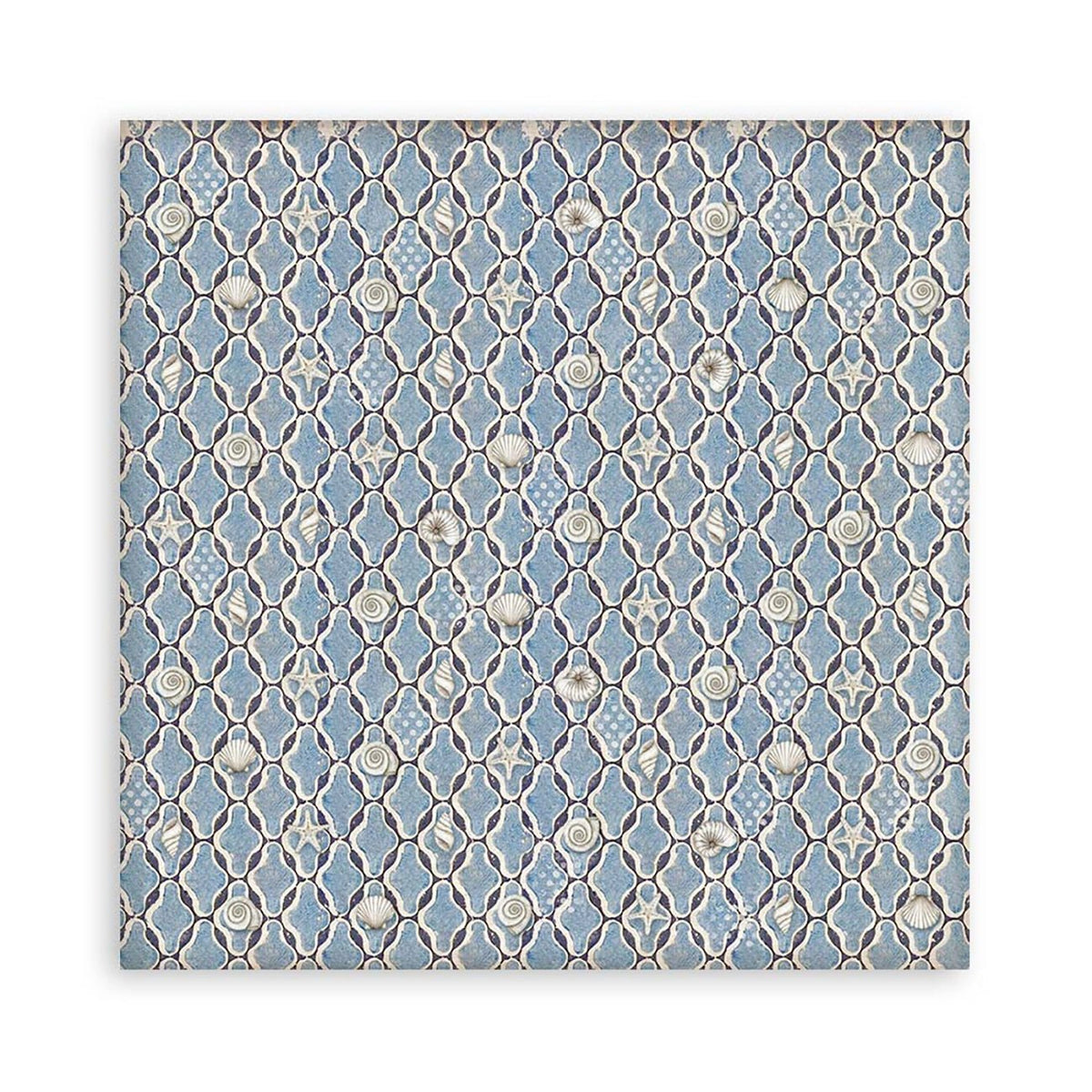 Scrapbook - Block "Silent Sea" Backgrounds - Double Face - 10 Seiten - 20,3 x 20,3 (8x8 inch) - PerlineBeads SA