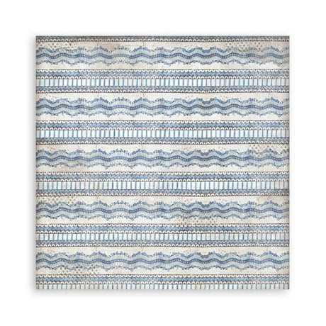 Scrapbook - Block "Silent Sea" Backgrounds - Double Face - 10 Seiten - 20,3 x 20,3 (8x8 inch) - PerlineBeads SA