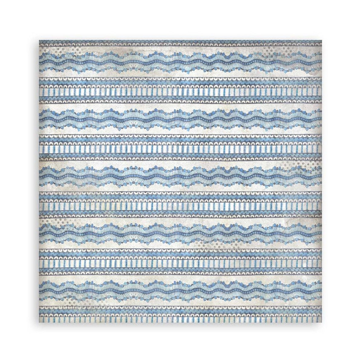 Scrapbook - Block "Silent Sea" - Double Face - 10 Seiten - 20,3 x 20,3 (8x8 inches) - PerlineBeads SA