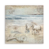 Scrapbook - Block "Silent Sea" - Double Face - 10 Seiten - 20,3 x 20,3 (8x8 inches) - PerlineBeads SA