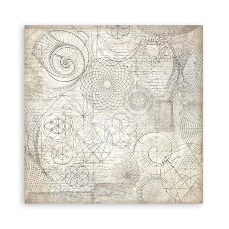 Scrapbook - Block "Silent Sea" - Double Face - 10 Seiten - 20,3 x 20,3 (8x8 inches) - PerlineBeads SA