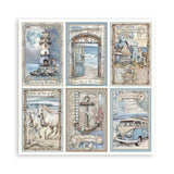 Scrapbook - Block "Silent Sea" - Double Face - 10 Seiten - 20,3 x 20,3 (8x8 inches) - PerlineBeads SA