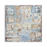 Scrapbook - Block "Silent Sea" - Double Face - 10 Seiten - 20,3 x 20,3 (8x8 inches) - PerlineBeads SA