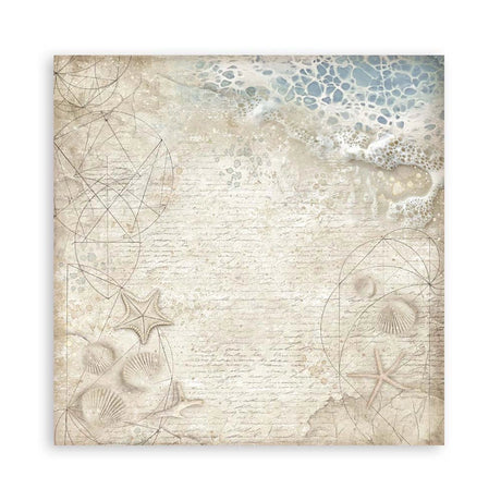 Scrapbook - Block "Silent Sea" - Double Face - 10 Seiten - 30,5 x 30,5 cm (12 x 12 inch) - PerlineBeads SA