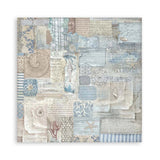 Scrapbook - Block "Silent Sea" - Double Face - 10 Seiten - 30,5 x 30,5 cm (12 x 12 inch) - PerlineBeads SA