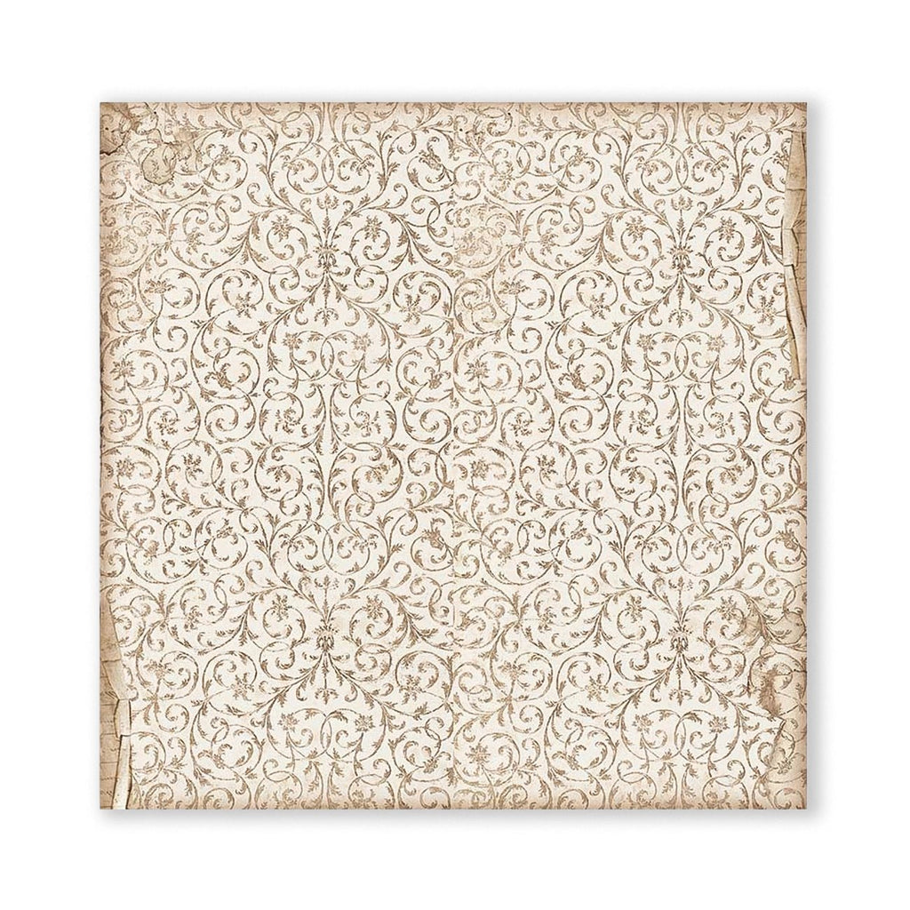 Scrapbook-Block "Vintage Library" Backgrounds - Double Face - 10 Seiten - 30,5 x 30,5 (12x12 inch) - perlinebeads.ch