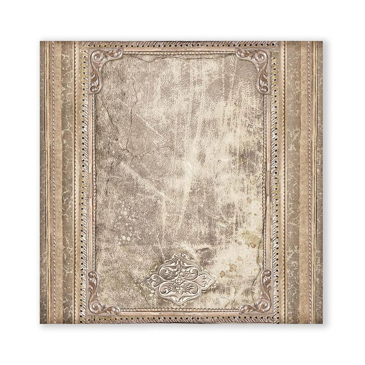 Scrapbook-Block "Vintage Library" Backgrounds - Double Face - 10 Seiten - 30,5 x 30,5 (12x12 inch) - perlinebeads.ch