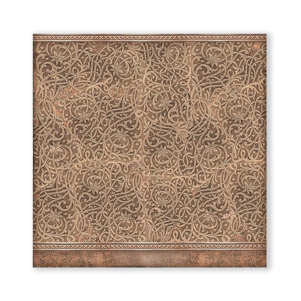 Scrapbook-Block "Vintage Library" Backgrounds - Double Face - 10 Seiten - 30,5 x 30,5 (12x12 inch) - perlinebeads.ch