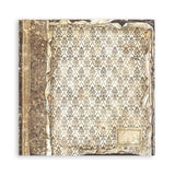 Scrapbook - Block "Vintage Library" - Double Face - 10 Seiten - 20,3 x 20,3 (8x8 inch) - PerlineBeads SA