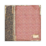 Scrapbook - Block "Vintage Library" - Double Face - 10 Seiten - 30,5 x 30,5 cm (12 x 12 inch) - PerlineBeads SA