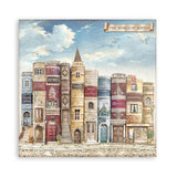 Scrapbook - Block "Vintage Library" - Double Face - 10 Seiten - 30,5 x 30,5 cm (12 x 12 inch) - PerlineBeads SA