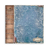 Scrapbook - Block "Vintage Library" - Double Face - 10 Seiten - 30,5 x 30,5 cm (12 x 12 inch) - PerlineBeads SA