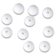Silikon-Perle Rund • Weiss, 10mm - PerlineBeads SA