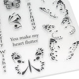 Silikon - Stempel "Butterfly Wishes" - PerlineBeads SA