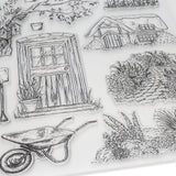 Silikon - Stempel "Gartenidylle" - PerlineBeads SA