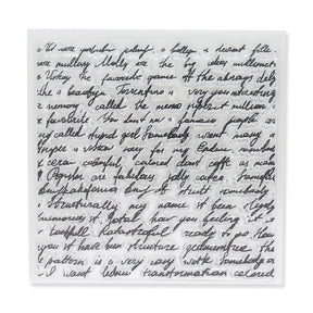 Silikon - Stempel "Handschrift" - PerlineBeads SA