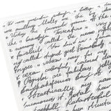 Silikon - Stempel "Handschrift" - PerlineBeads SA