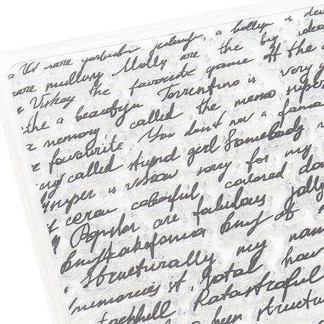 Silikon - Stempel "Handschrift" - PerlineBeads SA