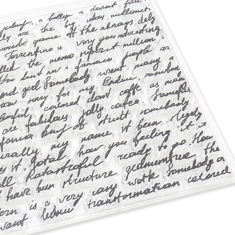 Silikon - Stempel "Handschrift" - PerlineBeads SA