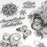Silikon - Stempel "Schmetterlinge" - PerlineBeads SA