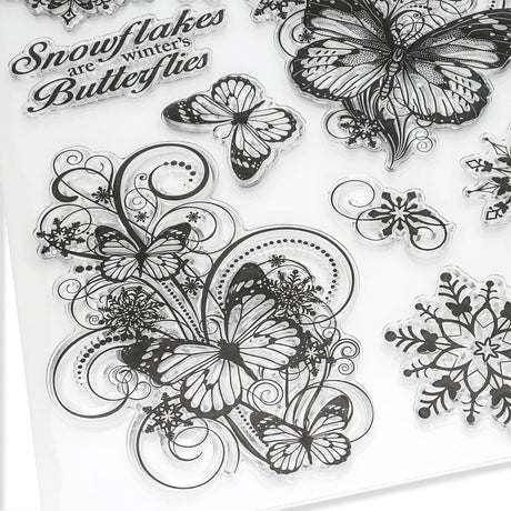 Silikon - Stempel "Schmetterlinge" - PerlineBeads SA