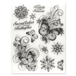 Silikon - Stempel "Schmetterlinge" - PerlineBeads SA