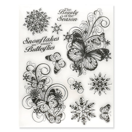 Silikon - Stempel "Schmetterlinge" - PerlineBeads SA