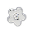 Slider «Flower» Silver mit Strass – Elegante Blüte - PerlineBeads SA