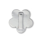 Slider «Flower» Silver mit Strass – Elegante Blüte - PerlineBeads SA