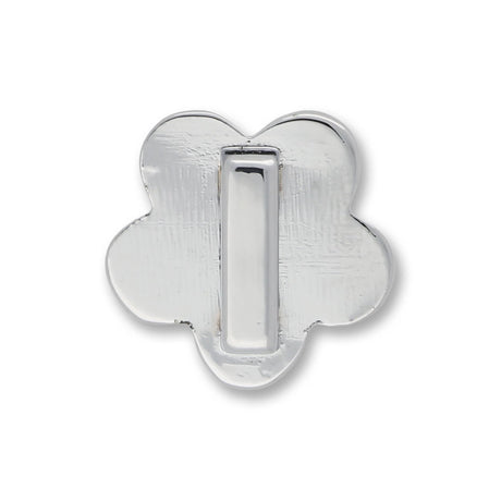 Slider «Flower» Silver mit Strass – Elegante Blüte - PerlineBeads SA