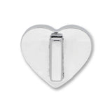 Slider «Heart» Silver mit Strass – Funkelnde Liebe - PerlineBeads SA
