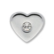 Slider «Heart» Silver mit Strass – Funkelnde Liebe - PerlineBeads SA